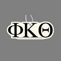 Paper Air Freshener W/ Tab - Greek Letters: Phi Kappa Theta